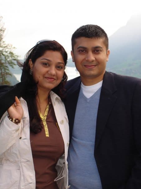 Shivani Patwa with Ronak Patwa